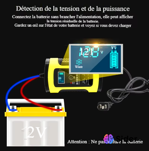 Chargeur de Batterie Intelligent à Impulsions